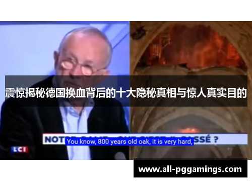震惊揭秘德国换血背后的十大隐秘真相与惊人真实目的